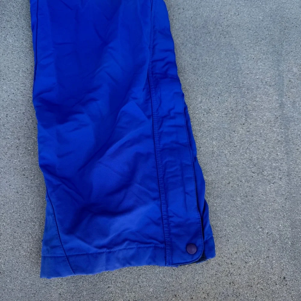 Patagonia Mens Blue Snow Ski Pants Suspenders Size 32 Cobalt Mountain